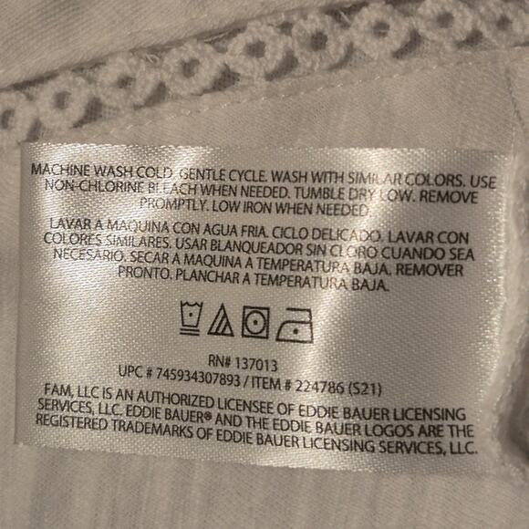 Eddie Bauer | NWT | White Short Sleeve Tee | XXL - Picture 6 of 9